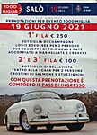 Mille Miglia Angebot der Pasticceria Vassalli