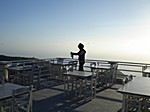 schöner Ausblick mit mäßigem Essen + äußerst mäßigem Wein