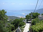 Blick auf Lefkas Stadt und die Lagune