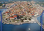 Lefkas Stadt von oben