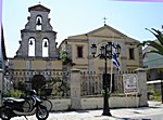 die Agios Nikolaos Kirche in der Fußgängerzone