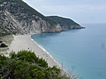 Blick auf den Milos Beach