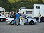 Nach knapp 2h Autofahrt von Lefkas warten wir sehnsüchtig auf unsere Kabinen