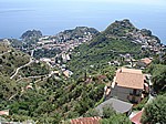 Castelmola, Blick auf Taormina