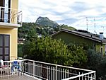 Blick von der Hotelbalkon nach Gaino